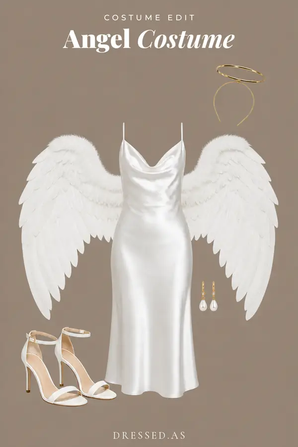 Angel Costume outfit collage
