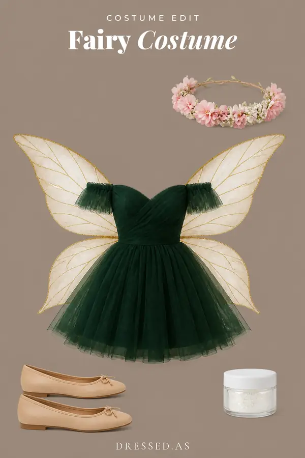 Fairy Costume outfit collage