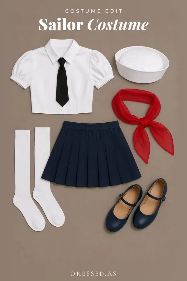 Sailor Costume outfit collage